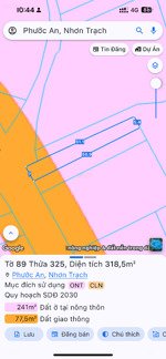 chính chủ bán lô đất mặt tiền đg hùng vương - phước an - nhơn trạch - full thổ cư, vay được 2,8 tỷ