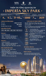 nhận booking imperia sky park an khánh, hoài đức hot nhất phía tây hà nội dự kiến chỉ 100 triệu/m2