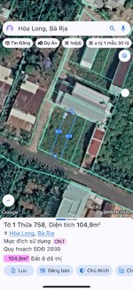 đất nền thổ cư phường tam long, tp hcm dt: 5x21 full thổ, giá 1ty680tr