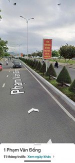 em nguyệt nha trang cần bán lô góc 2 mặt tiền phmj văn đồng, ngang 18,2m, giá 270tr/m2