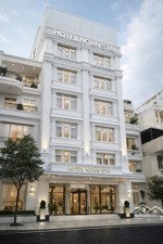 giảm 8 tỷ : khách sạn-chdv mặt tiền khu phan xích long, dt: 8x21m, 6 tầng, 32 phòng, tn 200 triệu