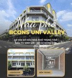 nhà phố uni valley - khu compund kế làng đại học, cận ga metro - chỉ còn 1 căn duy nhât từ cđt