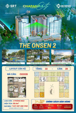 căn góc 3pn ch28 view sông, view biệt thự the onsen 2 - charmora city - sun nha trang chỉ 7,9ty