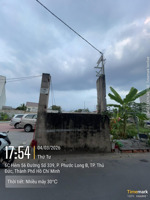 chủ gửi đất hiện hữu 55,5m2 mới ra sổ giá 6,1 tỷ hẻm đường 339, p. phước long b, q.9 lh 