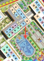 hiếm có giá tốt chỉ 4.35 tỷ căn 2pn 73m2 đông nam, 2 ban công view bể bơi olympic khu paris ocp