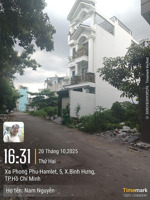 bán đất // đường quốc lộ 50 phong phú, bình chánh