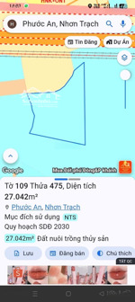 bán đất tại hùng vương, phước an, nhơn trạch, 9,464 tỷ, 27042m2
