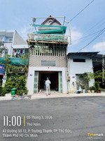 ccg. mặt tiền kinh doanh đường 12 p. trường thạnh. 63m2, 4 tầng, 3 pn, nhỉnh 4 tỷ còn tl