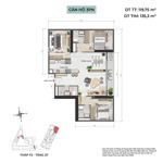 bán gấp căn hộ 3pn diện tích 95m2 giá bán 17 tỷ chưa trừ chiết khấu