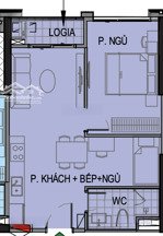 chủ nhà gửi bán căn 1pn + paris tầng trung, giá chỉ 3.25 tỷ, cam kết rẻ nhất phân khu
