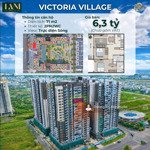[hot deal] 2pn bancong dài 71.75m2 - 6.3 tỷ. giá tốt nhất