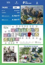 full giá htls căn 2pn,2vs giá 4.1 tỷ. htls đến khi nhận nhà tại park land ocean park 2