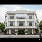 cho thuê tòa nhà độc lập 700m2, mt 30m, 5 tầng + 2 hầm, giá 1 tỷ/tháng