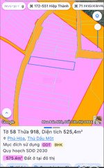 bán đất phú hoà gần vành đai 3 thổ cư gần full hồng phường phú hòa, thành phố thủ dầu một