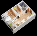 bán căn hộ 1pn tầng cao đẹp, vốn bỏ ra chỉ hơn 900tr, t6/2026 nhận nhà để ở hoặc cho thuê 7-10tr.