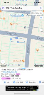 bán đất lô góc trương quyền nguyễn sáng, mân thái, sơn trà, giá 27,8 tỷ, 167m2