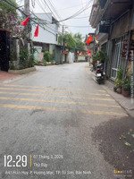 bán 48,5m2 đường nhựa mặt tiền rộng tại kim thiều - từ sơn ( giáp đông anh) mặt tiền