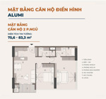 quỹ căn 2pn - ký mới cđt - đẹp nhất dự án alumi - alluvia city - quỹ căn tháng 3/2026