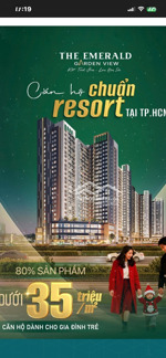 the emerald garden view tạo không gian an cư xanh cho người trẻ - chỉ 1.39 tỷ/căn
