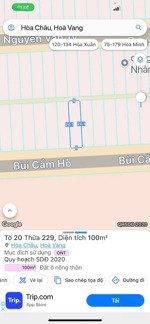 bán đất đường bùi cẩm hổ - hòa xuân - giá tốt chốt liền tay