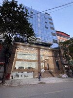 bán nhà mặt phố hoàng quốc việt nghĩa đô cầu giấy - 190m 8 tầng thang máy - vỉa hè 10m có hầm
