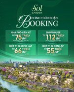dự án sol garden mặt đường lê hồng phong kéo dài - nhận booking, giá tốt nhất