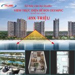 bán căn studio tầm view ôm trọn bể bơi olympic và công viên hồ tạo sóng royal wavepark giá 2,3 tỷ