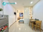 cho thuê phòng studio vách ngăn bếp full nội thất - thang máy , hầm xe bảo vệ sát quận 5 , quận 1