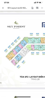 bán căn 3 ngủ toà sf2 skyforest view biệt thự đảo giá 7.850 tỷ bao phí lh 