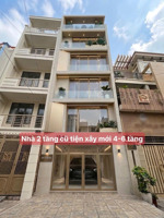 hxh 6m lý thường kiệt nhà 2 tầng cũ tiện xây mới 6 tầng sát mặt tiền