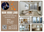hải yến nam minh land - cho thuê căn hộ saigon pearl 2 pn 85m2, tầng cao, nội thất mới, cực đẹp