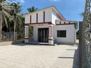 bán nhà 441m2 , mặt tiền lộ nông thôn xã hữu định , châu thành , bến tre