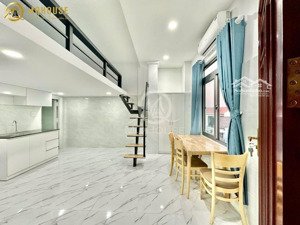 căn hộ dịch vụ duplex _ full nt _ tone màu trắng _ ngay aeon tân phú