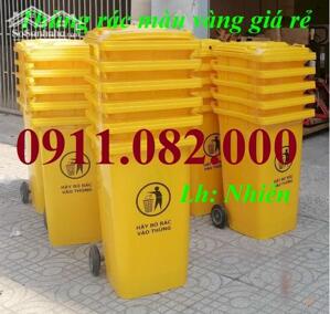 Ở đâu thùng rác bán giá rẻ cạnh tranh- thùng rác 120l 240l 660l giá rẻ- lh 0911082000