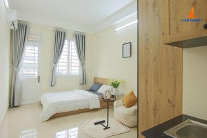 chính chủ: studio ban công 1pn full nội thất gần chợ gò vấp