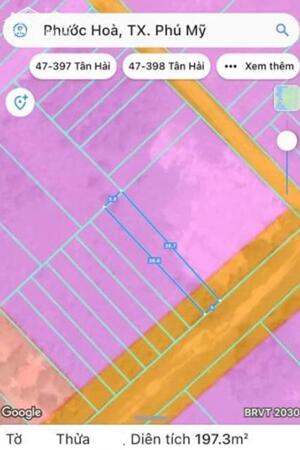 Phước Hoà Diện tích 5x36 sẵn 80m thổ cư Điện nước trước đất.