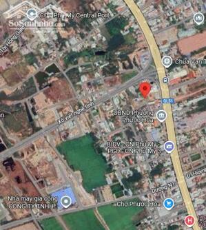 Ngộp Bank cần bán lô đất Gần KCN Phú Mỹ 3Diên tích 100m2 có 63m thổ cư