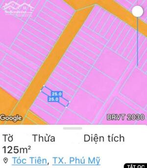 Em chính chủ cần bán lô đất nằm trục chính sau sân bóng Tóc Tiên