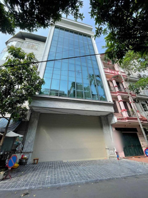 cho thuê tòa nhà khu phân lô lê văn lương 80m2 xây 9 tầng có hầm, 58tr/th, lh 0974671202