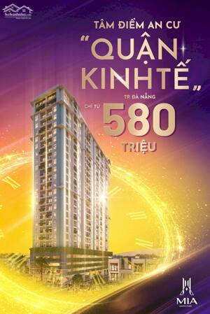 Chỉ 580 triệu sở hữu ngay căn hộ ngay trung tâm Đà Nẵng. Liên hệ: 0911 301 067