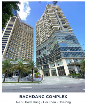 cho thuê mặt bằng tầng 6 & 7 toà nhà bachdang complex | ngay trung tâm tp đà nẵng - giá chỉ 19$/m2