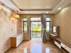 cho thuê phòng ban công thoáng full nội thất ngay công viên làng hoa sát thống nhất