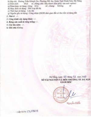 bán đất tặng nhà cấp 4 mới vừa xây xong mới đẹp lô góc đường trần khánh dư và an thượng 24