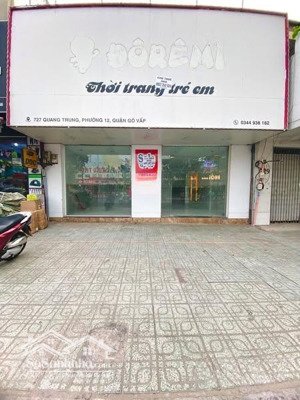 cho thuê mặt bằng 727 quang trung, phường 12, quận gò vấp
