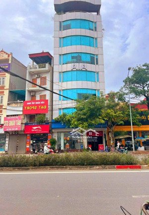bán tòa nhà vp 7 tầng + biệt thự, mặt đường ql32 trạm trôi, hoài đức vỉa hè rộng, kinh doanh đỉnh