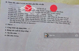 bán đất tại đường hồ chí minh, 11 triệu / m2, 306 m2, pháp lý đầy đủ, giá ưu đãi