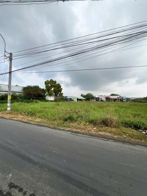 lô góc 1439m2 mặt tiền bờ chùa, cách dt835b chỉ 400m. 800m2 thổ cư, còn lại đất lúa.