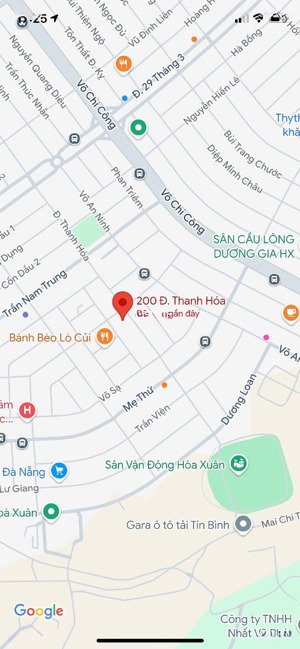 bán lô đất mặt tiền đường (10m5) thanh hóa, hòa xuân, gần võ văn ngân