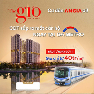 chỉ với hơn 1 tỷ 6 sở hữu ngay căn hộ the gió riverside của cđt an gia