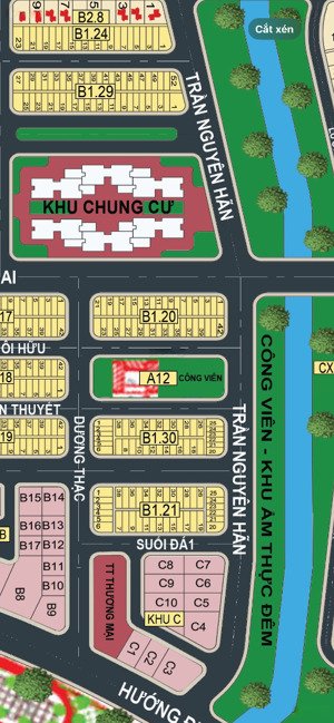 bán đất đường trần nguyên hãn vị trí đẹp